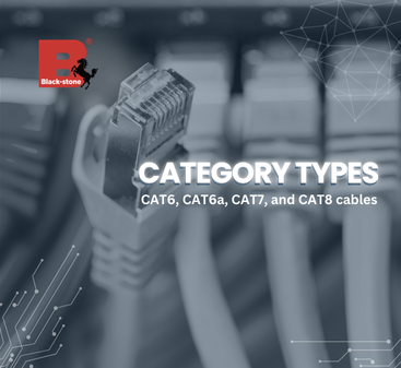 Main differences between Blackstone CAT6, CAT6a, CAT7, and CAT8 cables