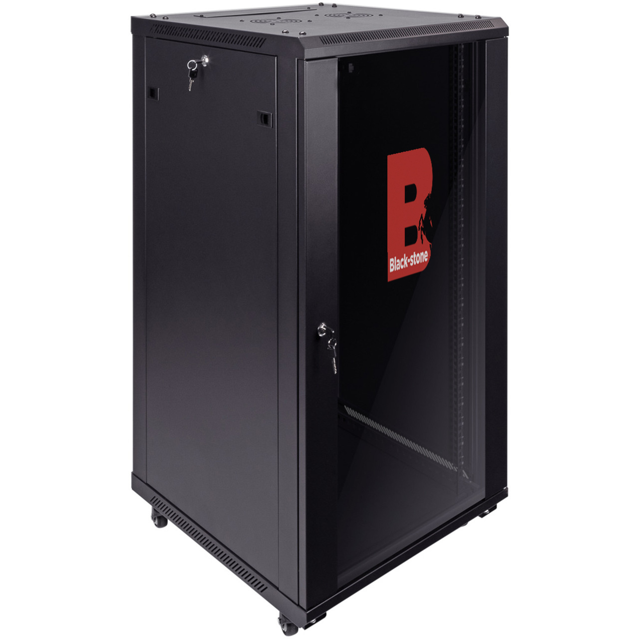 BLACKSTONE Standalone 27U 800mm Depth Networking Cabinet 