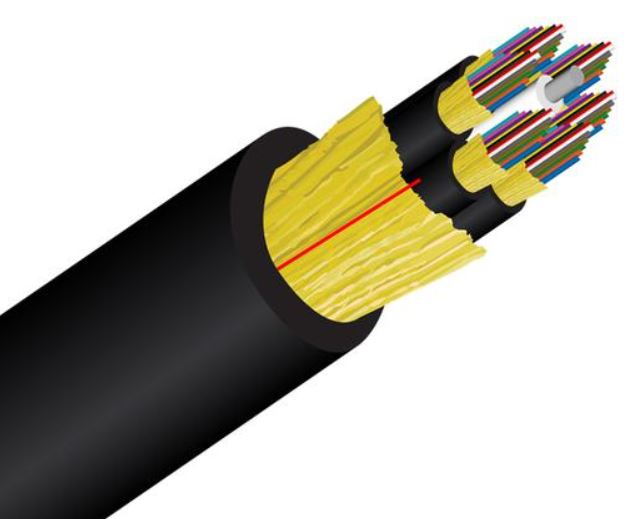 BLACKSTONE Tight Buffered Distribution Cable Multi Core, 72 Core, Indoor, Single Mode, OS2, 9/125µm, 21.6mm, LSZH, Black, part number:BSTBMOS272BL-LSZH