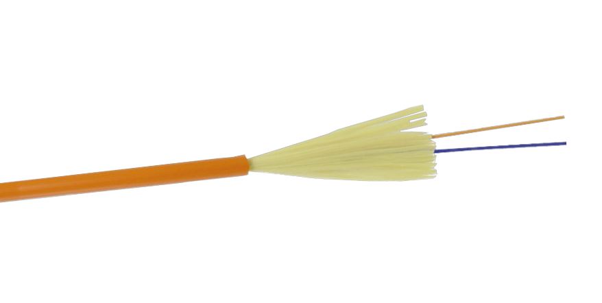 BLACKSTONE Round Duplex Fiber Optic Patch Cable, Multimode, OM1, 62.5/125µm, 5mm, Indoor, LSZH, Orange, part number:BSRD5OM1OR-LSZH 