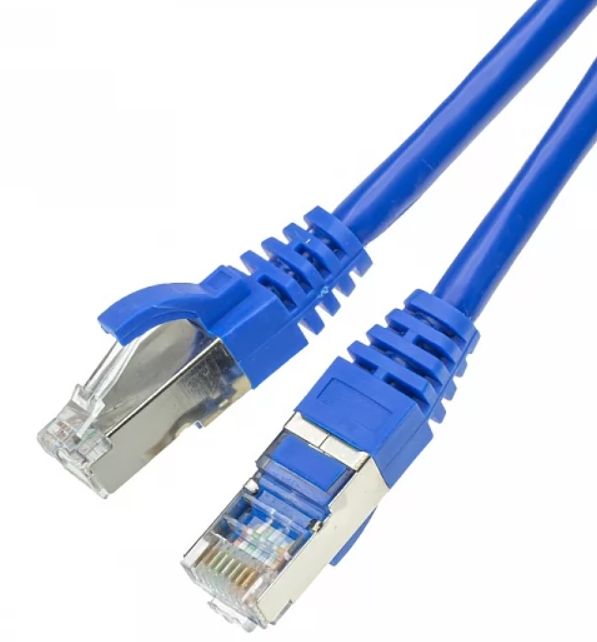 Black-Stone Cat6A FTP Patch Cord, 15CM, Blue - BSAC015G4ALZSH-BU  