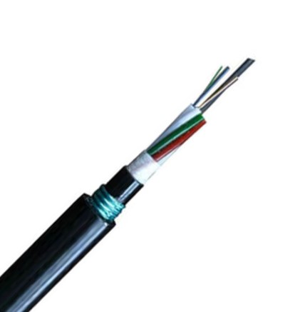 BLACKSTONE Double Jacket Direct Burial Cable, 144 Core, Outdoor, Multimode, OM2, 50/125µm, PE, Black, part number:BSDDBOM2144BL-PE 