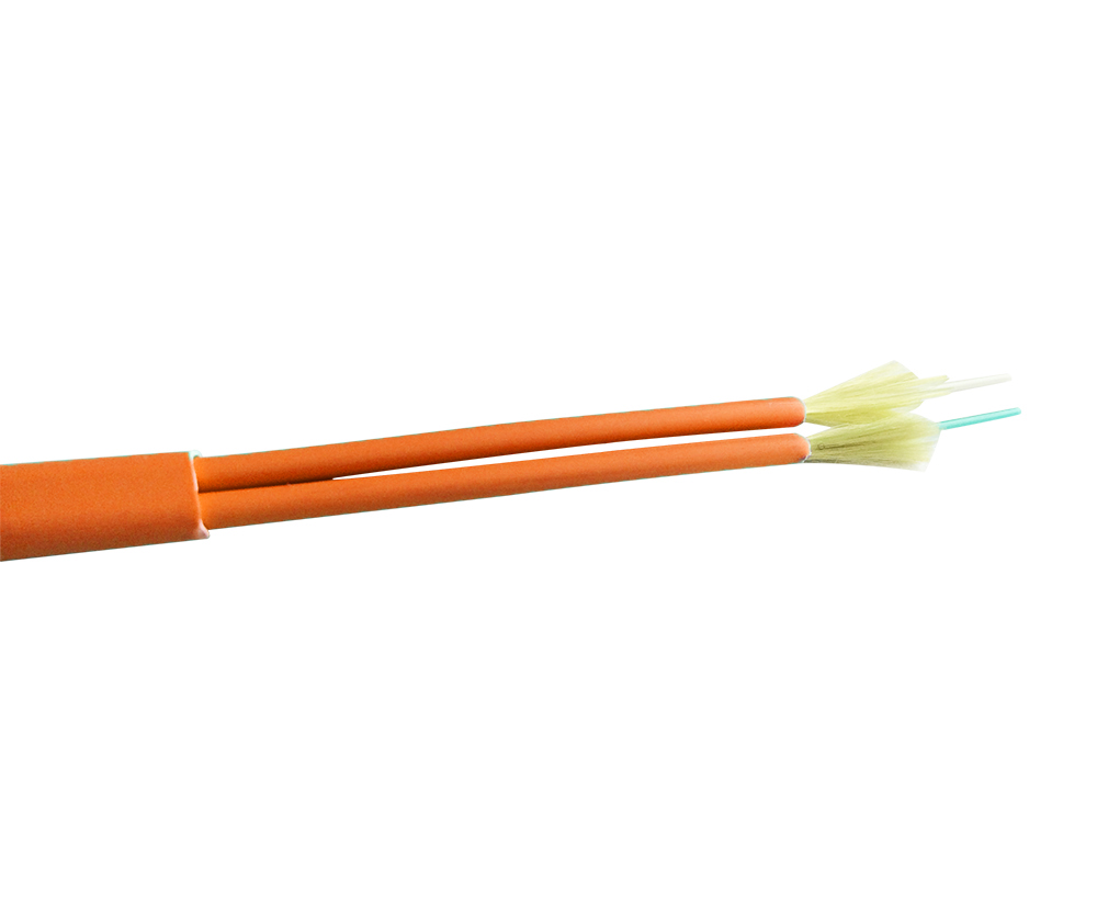 BLACKSTONE Flat Duplex Fiber Optic Patch Cable, Multimode, OM1, 62.5/125µm, 3mm, Indoor, LSZH, Orange, part number:BSFDOM1OR-LSZH 