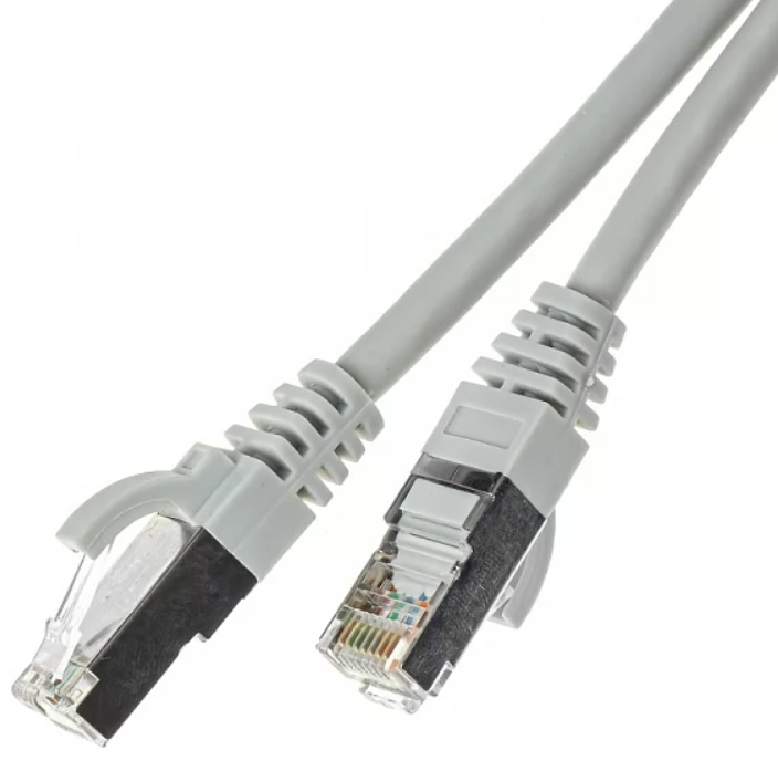 Black-Stone Cat6A FTP Patch Cord, 30CM, Gray - BSAC03G4ALZSH-G  