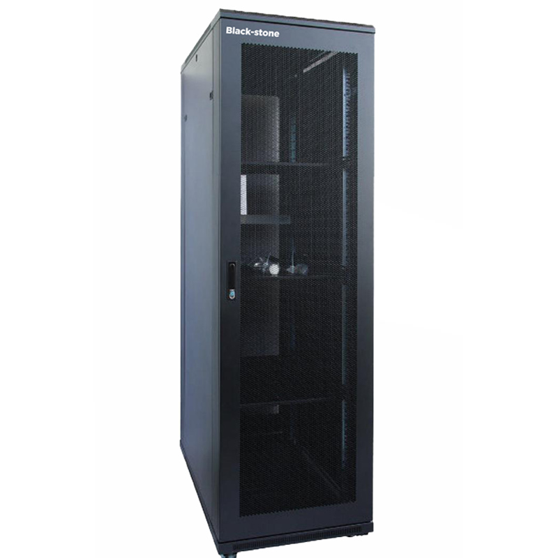 BLACKSTONE Standalone 42U 600mm Depth Networking Cabinet Perforated
