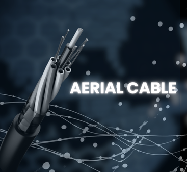 What is a fiber optic aerial cable?