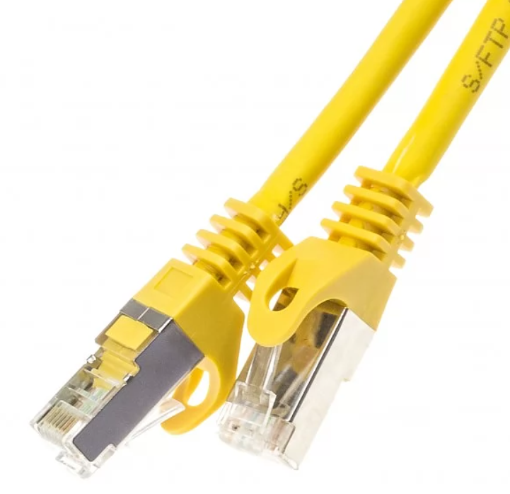 Black-Stone Cat6 FTP Patch Cord, 15CM, Yellow - BSACS015M600-YL-LSZH 