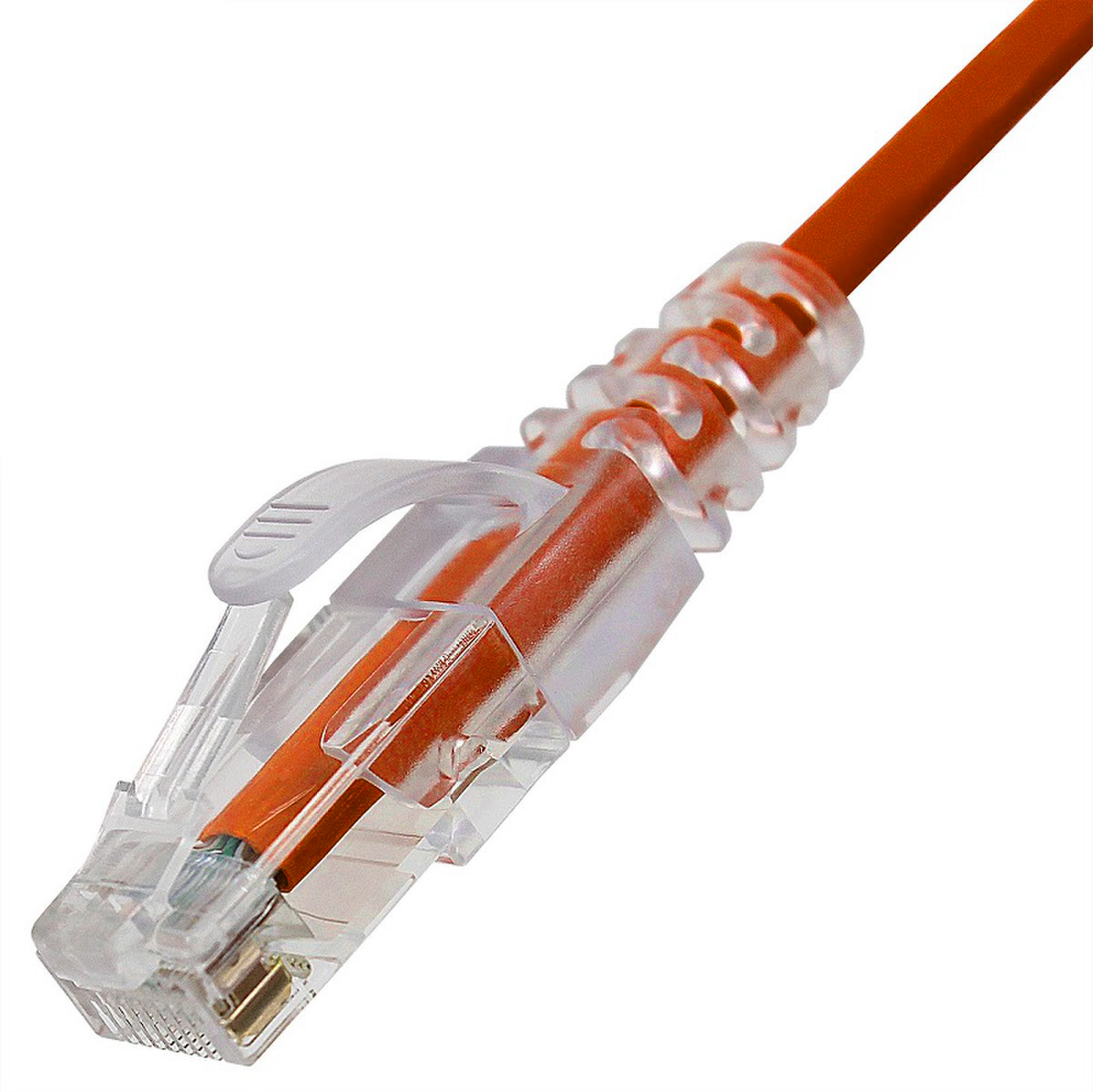 Black-Stone Cat6A UTP Patch Cord, 5M, Orange - BSAC5M6A00-UXD06A-OR