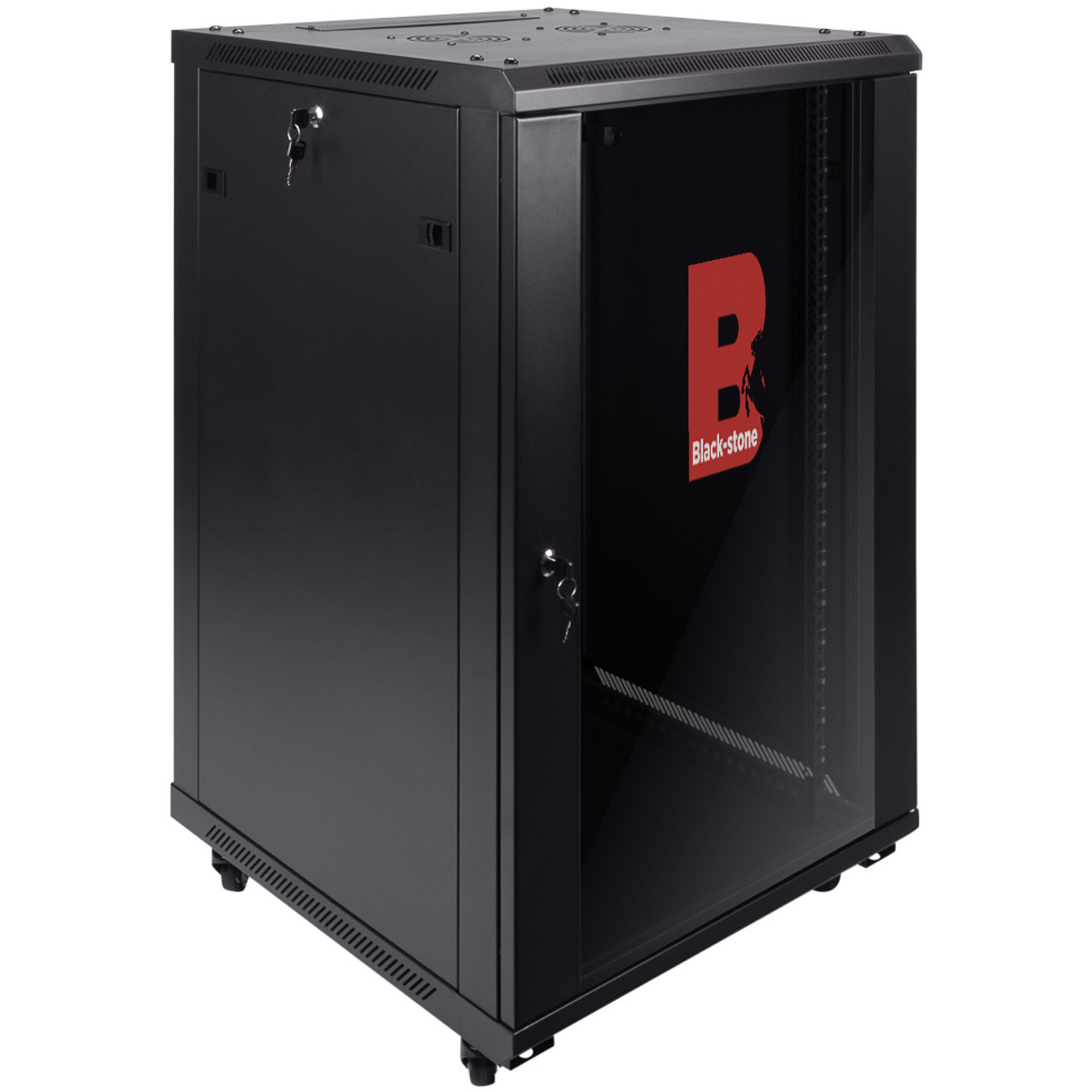 BLACKSTONE Standalone 18U 600mm Depth Networking Cabinet